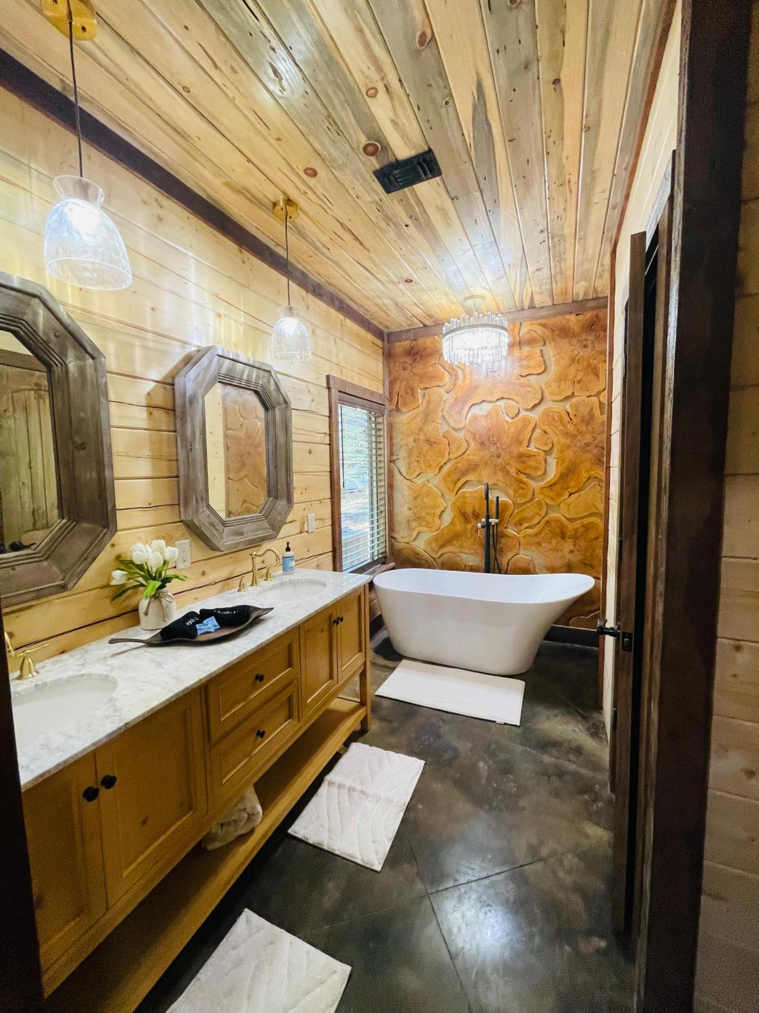 Wolf Creek Luxury Cabin Broken Bow Exterior foto