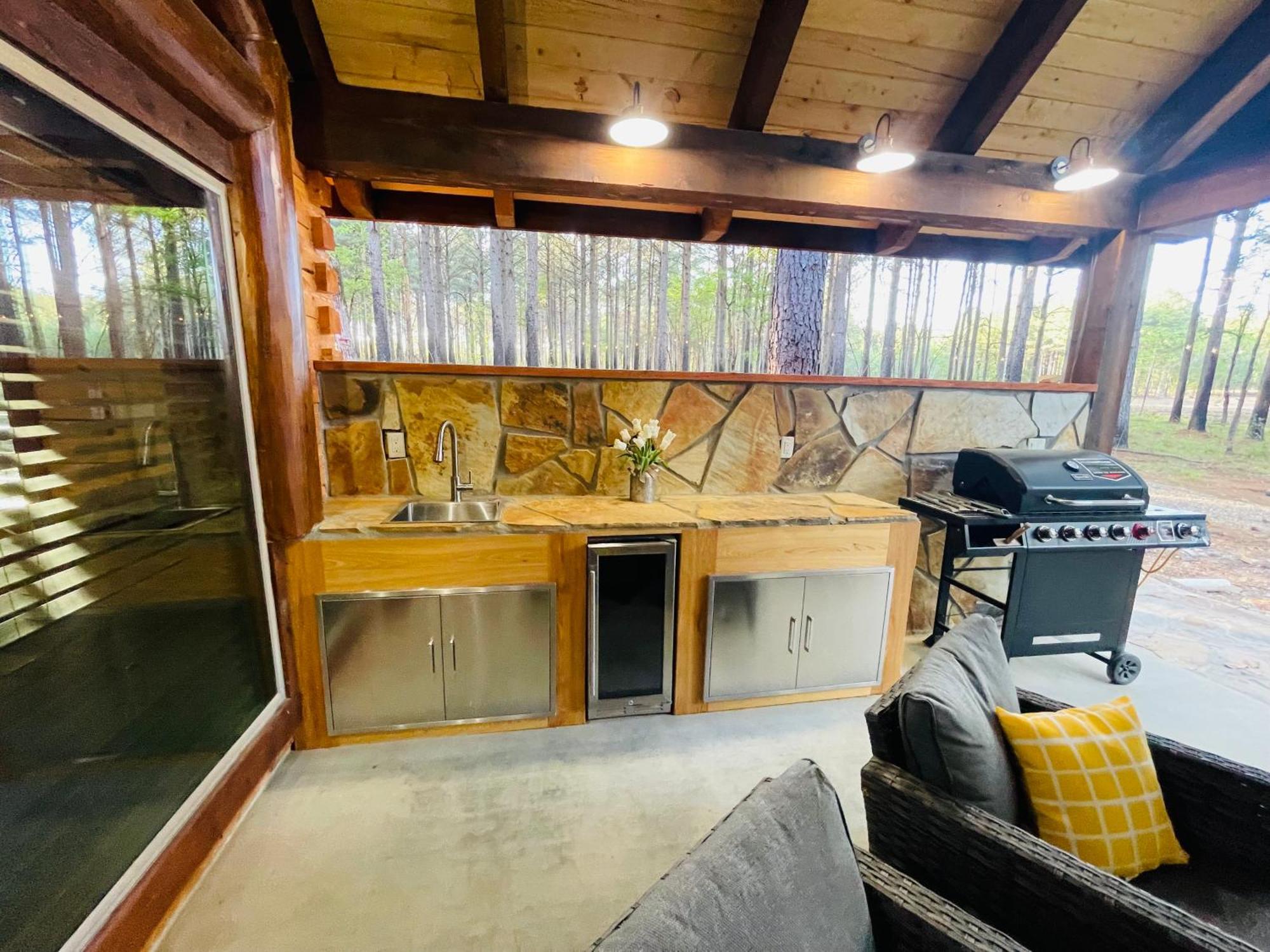 Wolf Creek Luxury Cabin Broken Bow Exterior foto