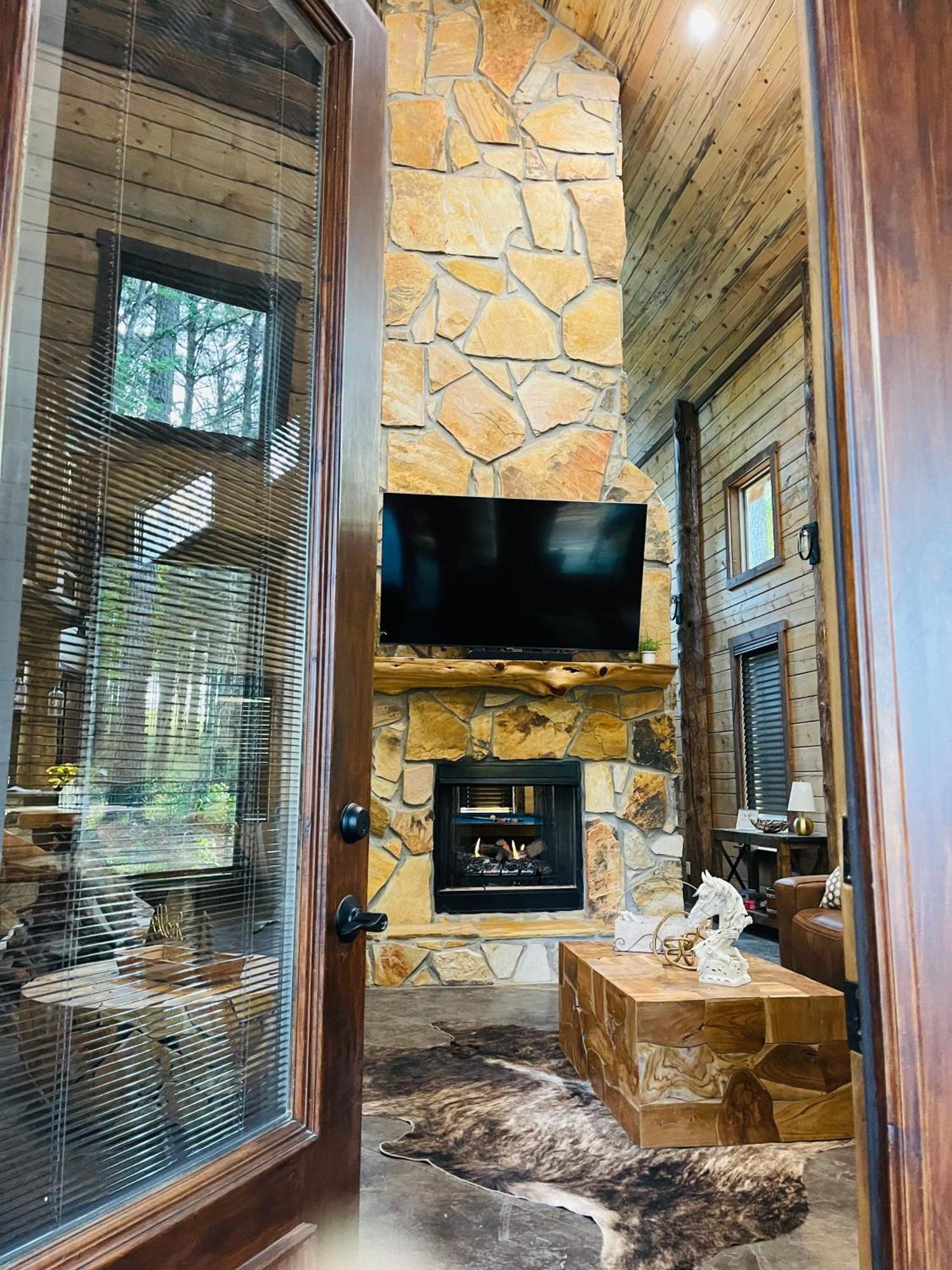 Wolf Creek Luxury Cabin Broken Bow Exterior foto